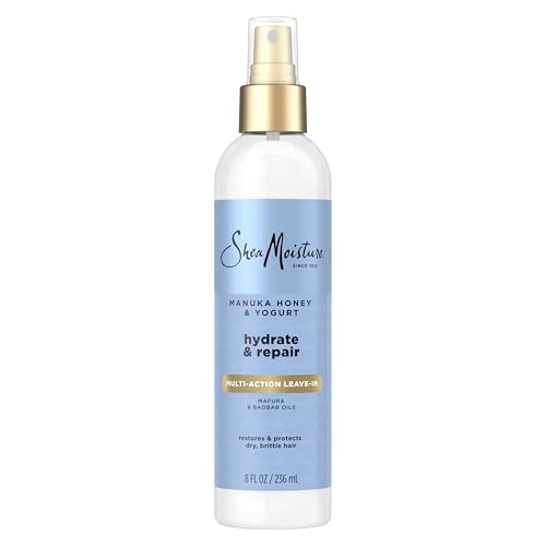 SheaMoisture Manuka Honey & Yogurt Leave-In Conditioner Spray 8oz - Hydrates & Protects Damaged Hair