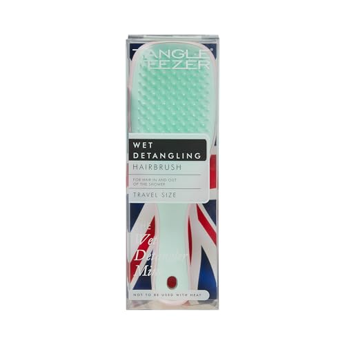 Tangle Teezer Mini Wet Detangler Hairbrush - Travel-Friendly, Frizz-Free Shine