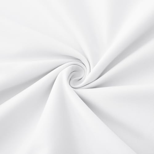 Soft Microfiber White Wedge Pillow Cover with Side Pockets - 25"x25"x8"