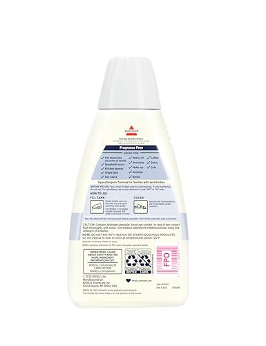 Bissell Little Green Pet Oxy Free & Clear Portable Deep Cleaner, 32 oz