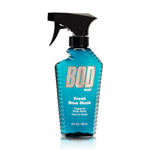 BOD Man Fresh Blue Musk Body Spray - 8 fl oz Invigorating Scent