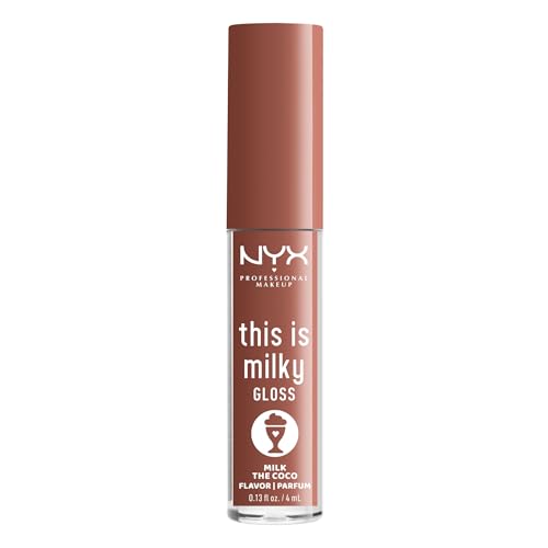 NYX This Is Milky Gloss Hydrating Lip Gloss - Milk The Coco (Dark Chocolate)