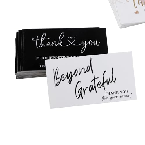 320 Premium Thank You Cards for Businesses - 2" x 3.5"
