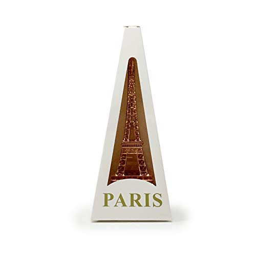 Eiffel Tower Statue Decor - 7" Rose Gold Metal Alloy