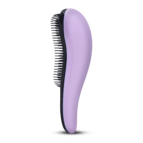 Gentle Wet Dry Detangling Hair Brush - Purple