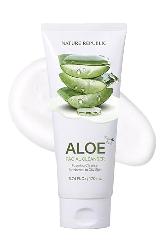 Nature Republic Fresh Herb Aloe Vera Cleansing Foam (170ml)