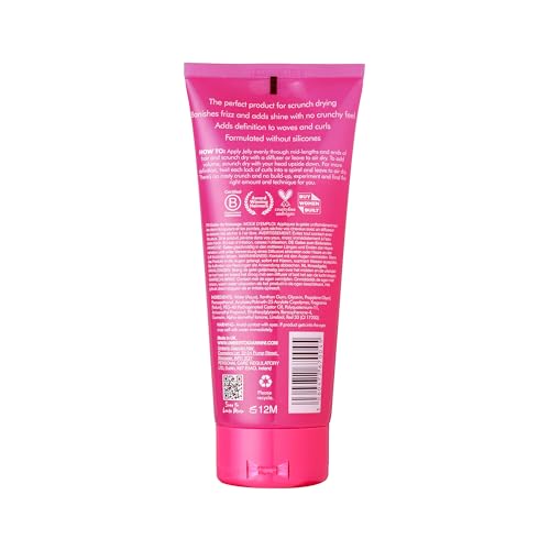 Umberto Giannini Curl Jelly Gel - 6.7 fl oz Frizz Control for Curly Hair