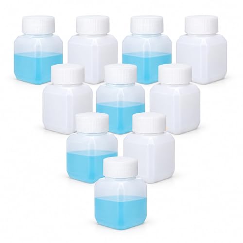UMETASS 0.7oz Leak Proof Plastic Travel Bottles 10 Pcs Translucent Reusable Containers