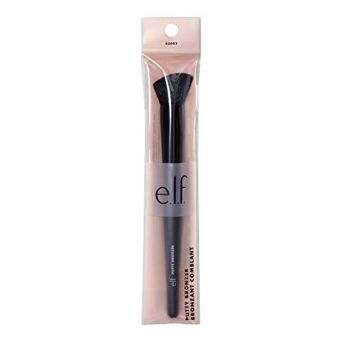 e.l.f. Angled Putty Bronzer Brush for Contouring & Highlighting