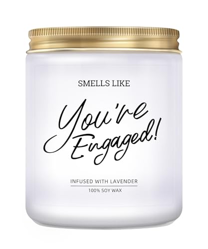 Lavender Scented Candle 7oz - Perfect Engagement Gift for Couples
