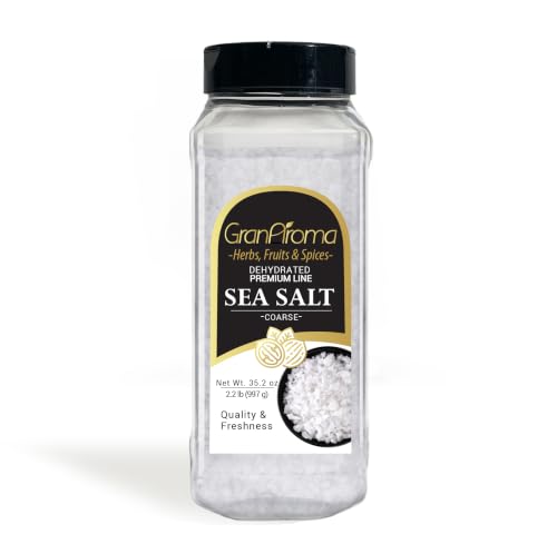 GranAroma Coarse Sea Salt, 35.2 Ounce Finishing & Bath Additive