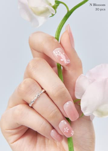 ohora Semi Cured Gel Nail Strips Set - Nude Ombre, 30 Wraps