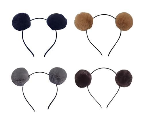 Elaine Room B Set Bear Ears Headband for Women Halloween Christmas Costume