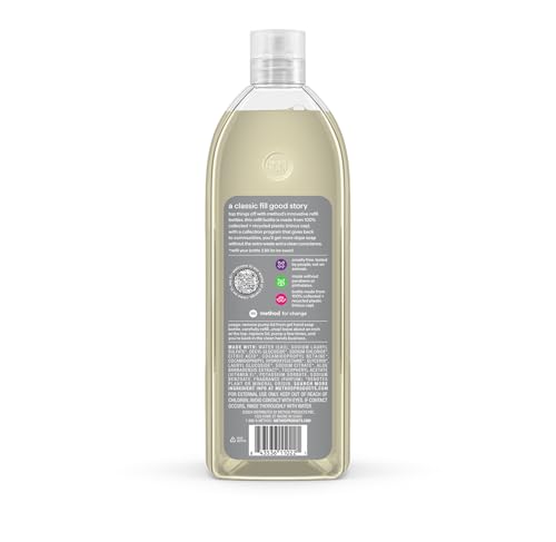 Method Gel Hand Soap Refill, Vetiver + Amber, 34 fl oz