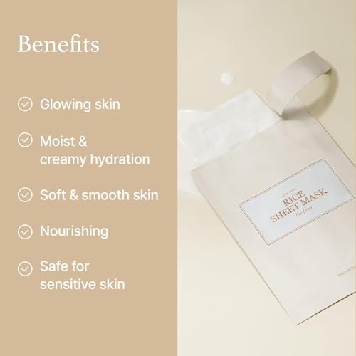 I'm From Korean Rice Sheet Mask - Pack of 5 for Hydration