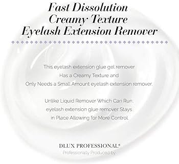 Eyelash Extensions Glue Remover Cream - 15ml Fast Dissolution, Natural Pigment, Oatmeal Color | Professional Adhesive