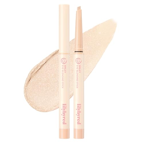 lilybyred Smiley Eye Blending Stick - Creamy Shimmer Eyeshadow, Smiley Sugar