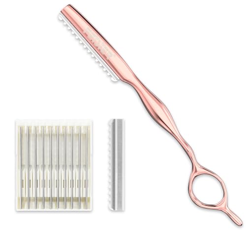 FEISIER Professional Hair Thinning Razor Kit with 10 Blades