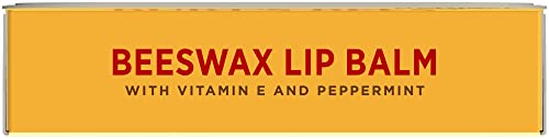Burt's Bees Beeswax Lip Balm Pack - 4 x 0.15 oz Natural Moisturizer