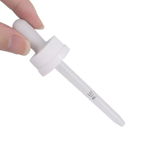 6 Pack Replacement 1.0ml Plastic Dropper Tips for Minoxidil Bottles