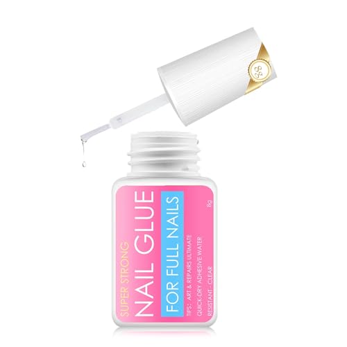 Professional Nail Glue for Press-On Nails - Long-Lasting Adhesive
