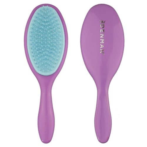 Denman Violet Wet Detangler Shower Hairbrush for All Hair Types – D95