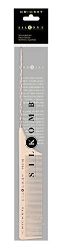 Cricket Silkomb Pro-50 Fine Tooth Rattail Comb for Precision Styling