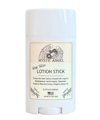 Mystic Angel Beef Tallow Lotion Stick - Vanilla Body Butter (2.5 Oz)