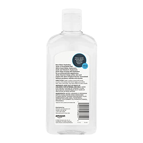 Rose Water Hydrating Facial Toner - Alcohol Free, 16 fl oz