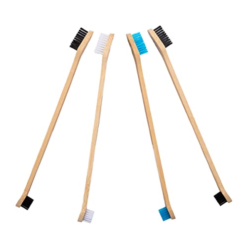 Mighty Mutt Bamboo Dog & Cat Toothbrush - Double-Sided, 4 Pack