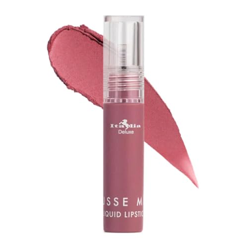 Italia Deluxe Matte Liquid Lipstick - Comfortable Velvet Finish, 12 Shades