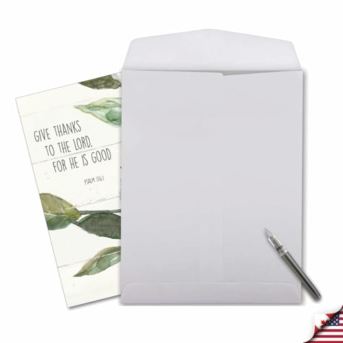 Jumbo Thank You Card with Floral Design - Gratitude Stationery