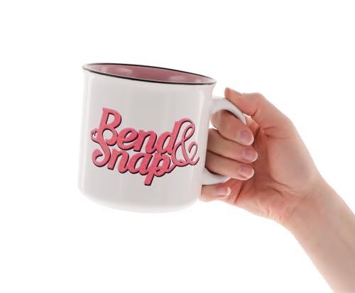 Legally Blonde Camper Mug | 20 Oz Glitter Ceramic Coffee Cup