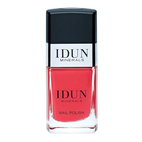 IDUN Minerals Korall Nail Polish - Vegan, Long-Wear, Almond Oil Infused
