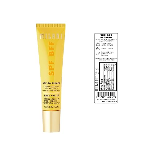 Milani Face Primer with SPF 30 - Lightweight Makeup Primer