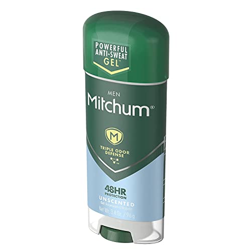 Mitchum Men Advanced Control Unscented Anti-Perspirant Gel 3-Pack