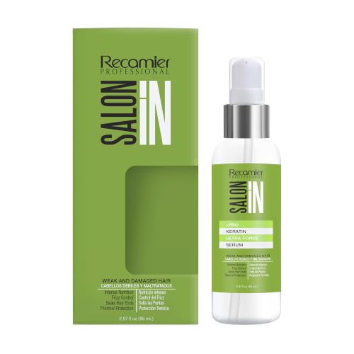 Recamier Professional Keratin Hair Serum - Frizz Control & Shine, 120ml
