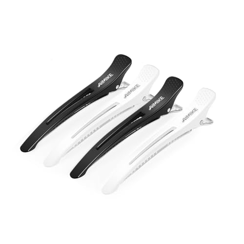 AIMIKE Duckbill Hair Clips - Non-Slip 4-Piece Styling Set