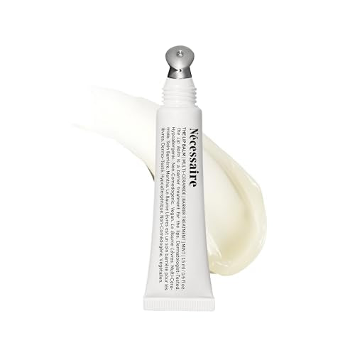 N?cessaire The Lip Balm | Hydrating Hyaluronic Acid Lip Balm for Women and Men, Mint Oil with Niacinamide + Essential Ceramides. Non-Comedogenic Lip Balm for Dry Lips ? 15 ml / 0.5 fl oz