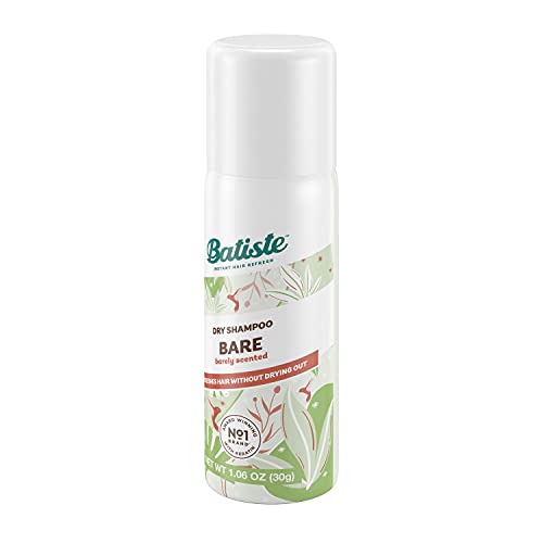Batiste Dry Shampoo Bare Mini Travel Size 1.6 oz - Pack of 3, Refresh & Volumize Hair On-the-Go