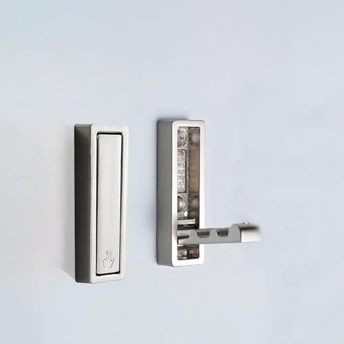 MACIKWON Foldable Coat Hooks - Heavy Duty Wall Hooks for Coats, Bags & Towels (2 Pack, Brushed Nickel)