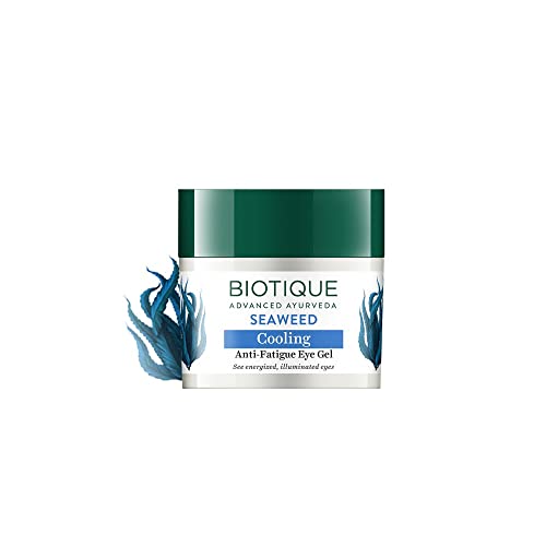 Biotique Seaweed Eye Gel for Dark Circles Puffiness Wrinkles 15g