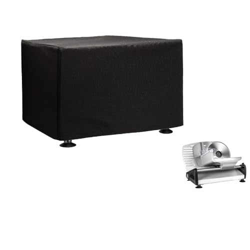 Meat Slicer Dust Cover for 7.5-Inch Electric Slicers - Black Oxford Fabric