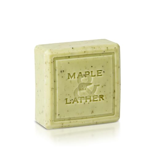 Maple & Lather Triple Milled Bar Soap with Shea Butter, Lemon Verbena, 209g