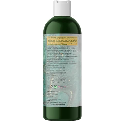 Maple Holistics Eucalyptus Bubble Bath, Sulfate-Free Foaming Bath Oil, 8 oz