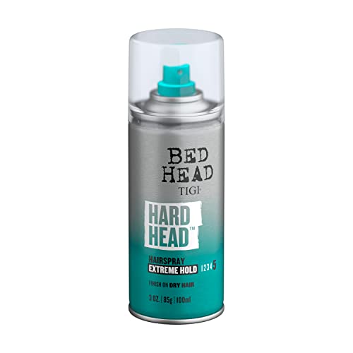 TIGI Bed Head Hard Head Extreme Hold Hair Spray 3 oz Pack of 2 Travel Size