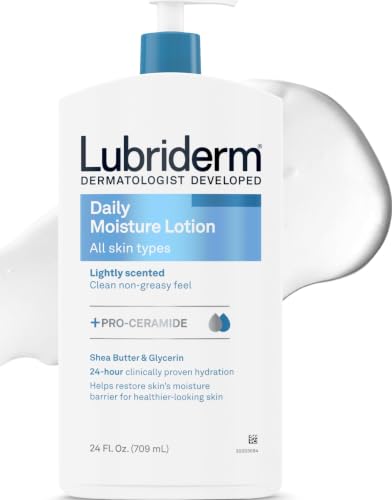 Lubriderm Daily Moisture Body Lotion with Pro-Ceramide, 24 fl oz
