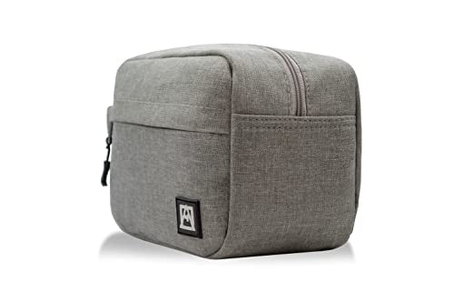 Avalanche Gray Dopp Kit Toiletry Bag - Durable Travel Organizer