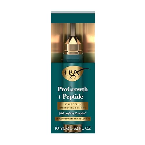 OGX ProGrowth Peptide Scalp Serum - Strengthens & Hydrates Hair