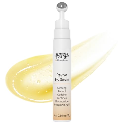 BloomPulse Retinol & Caffeine Eye Serum with Cooling 360° Roller Ball
